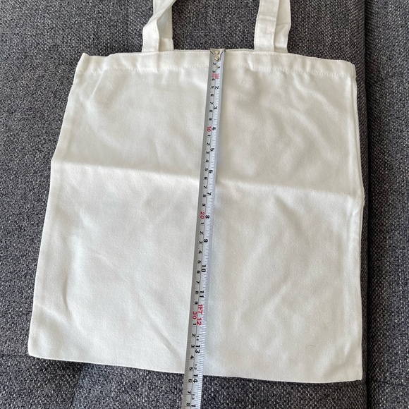 3/22 🧡 White Arabica logo design tote bag NWOT - Picture 4 of 4